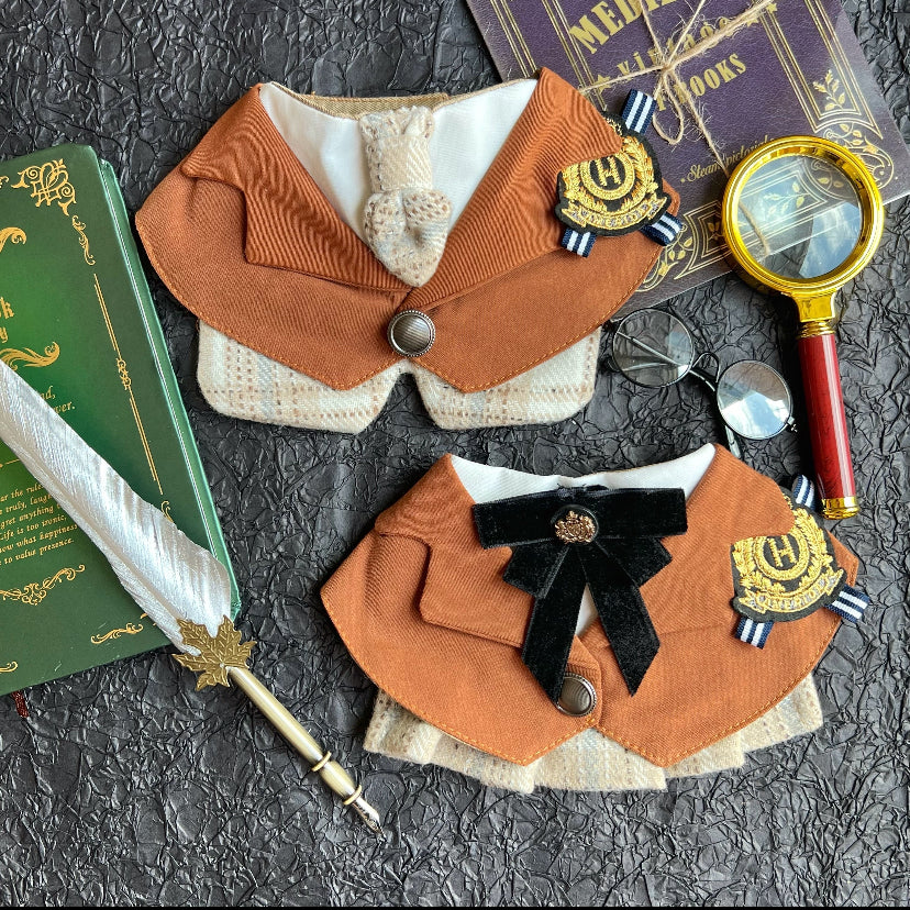 Harry Potter Campus Men's Scarf (Milk Tea) 哈利波特校園男裝圍巾(奶茶色格)