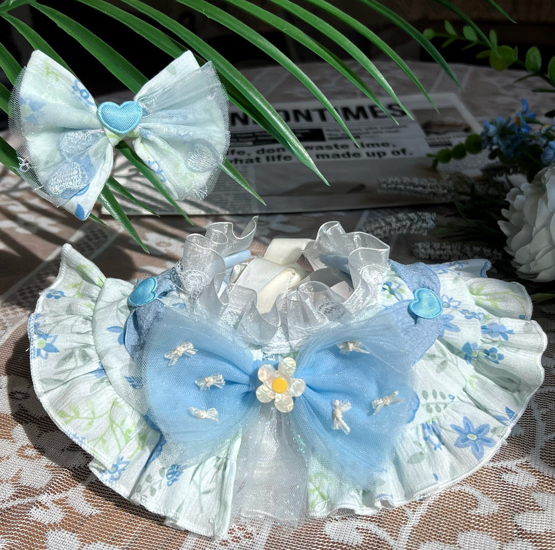Blue Star Flower Fairy Scarf