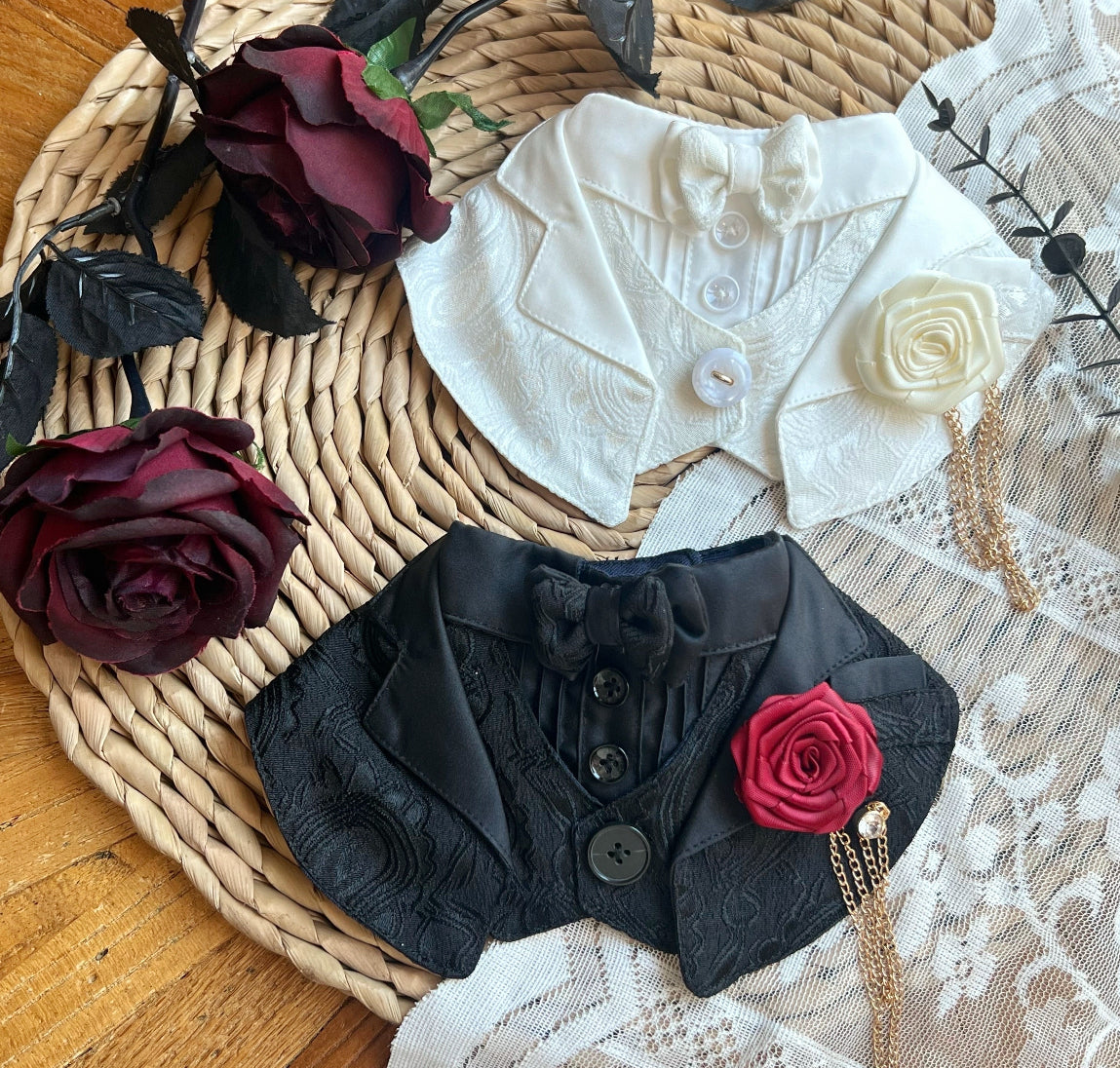 Classical Black Attire Scarf 古典婚禮禮服圍巾(黑色)