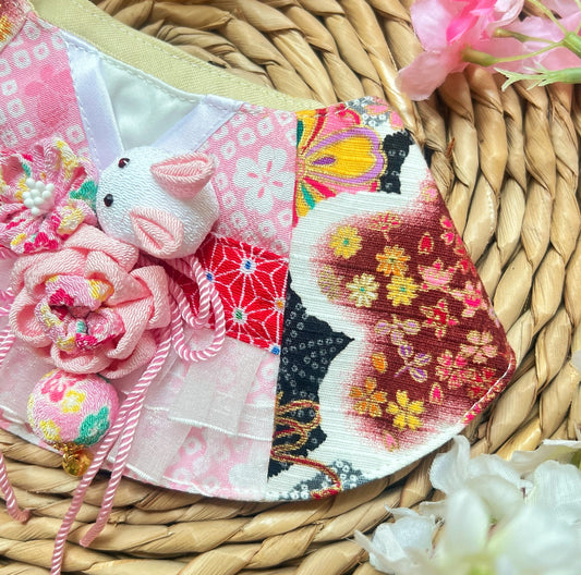 SakuraKimo BunnyKnot Kimono Scarf product image 2 | GutsDogCom
