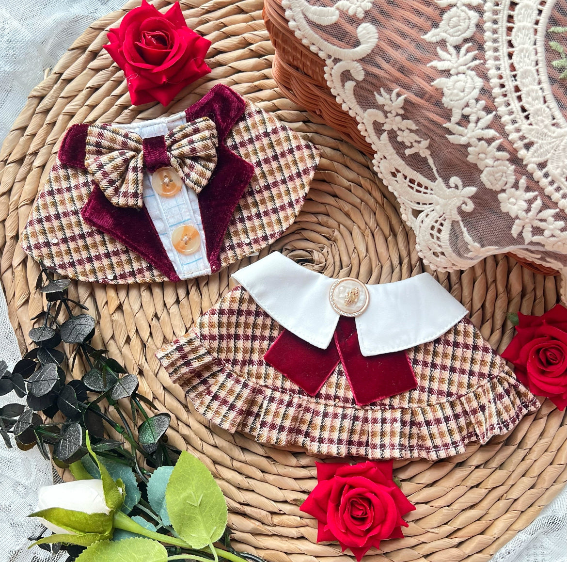 Vintage British Suit Scarf (Red)復古英倫西裝圍巾(紅色)
