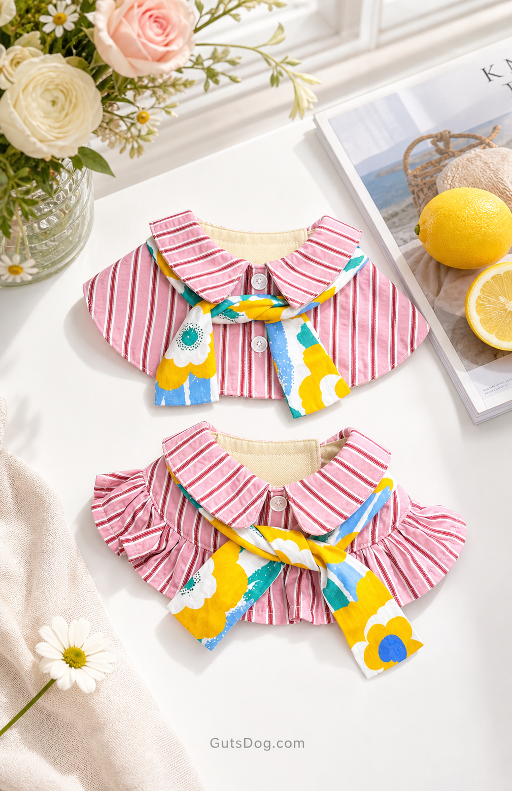 盛夏間條恤衫-男款 Sunny Stripe Shirt Collar Scarf – Boy