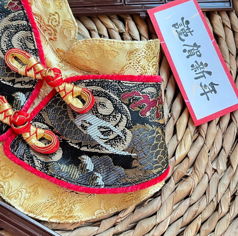 Golden Dragon Robe Scarf 黃金龍袍圍巾