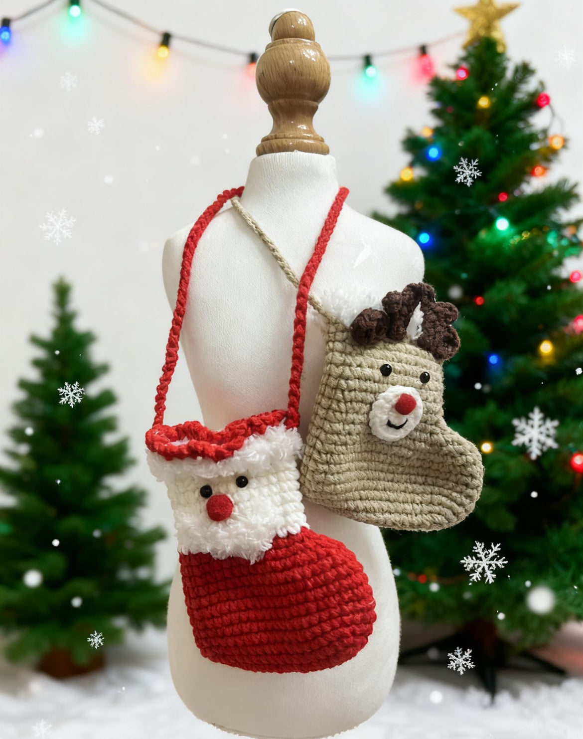 GDC0727 Q版聖誕鹿馴袋