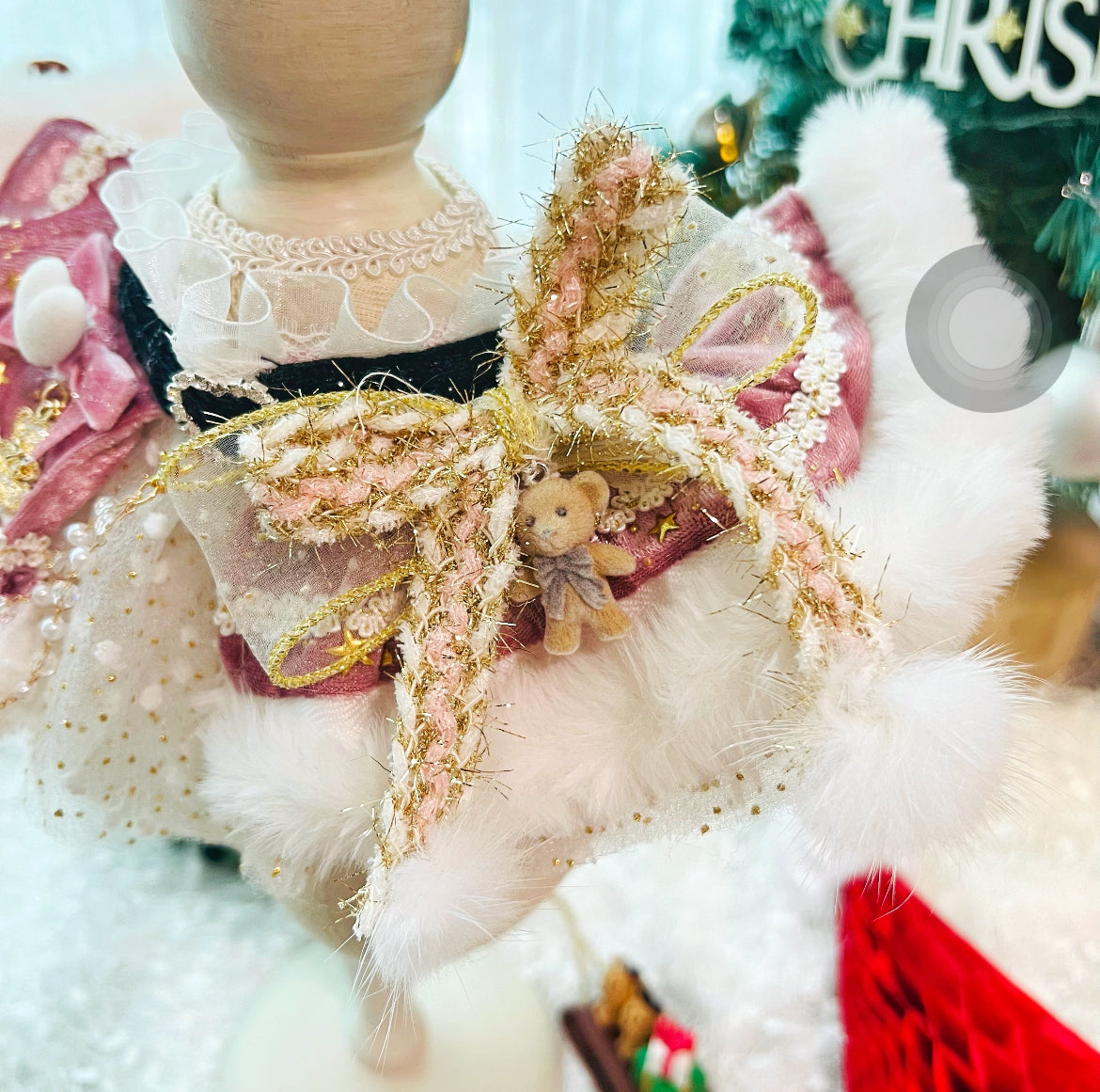 Christmas Gala Ball Scarf (Pink) 聖誕華麗舞會圍巾(粉紅色)