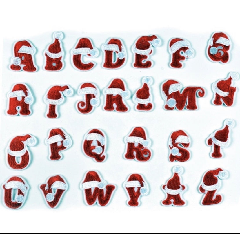 Green Embroidered Deer Worker Pants Scarf (Choose your own letters) 綠色聖誕刺繡鹿工人褲圍巾(自選字母)