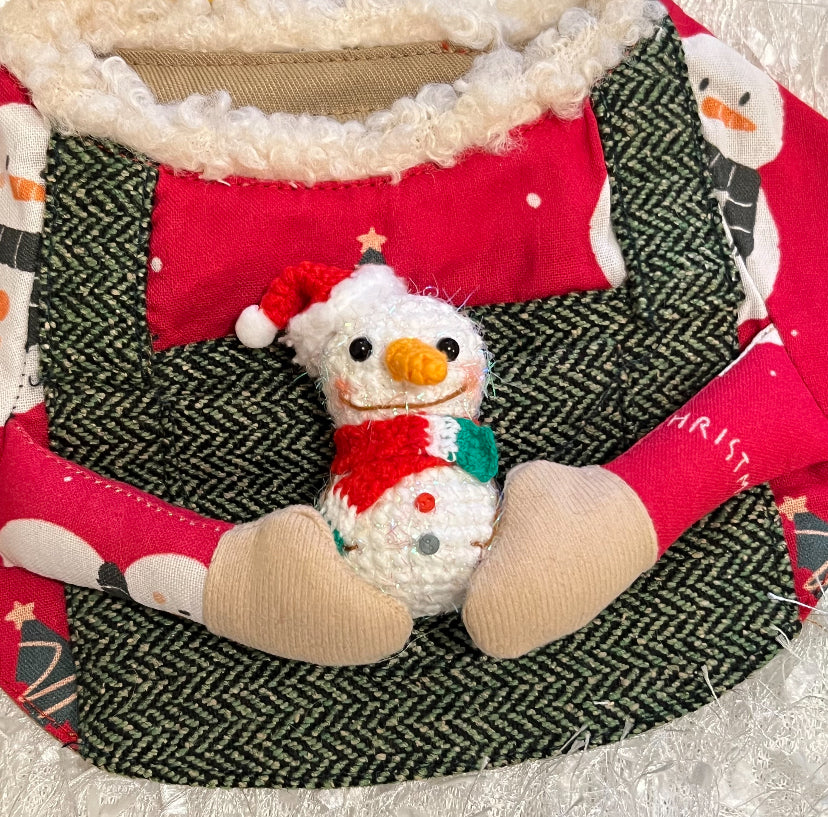 Oh!Hug the Snowman Scarf Oh!托住雪人圍巾（聖誕紅/軍綠）