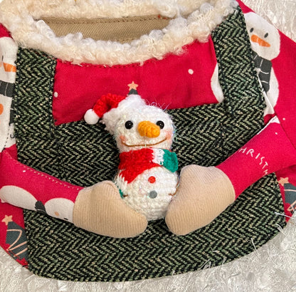 Oh!Hug the Snowman Scarf Oh!托住雪人圍巾（聖誕紅/軍綠）