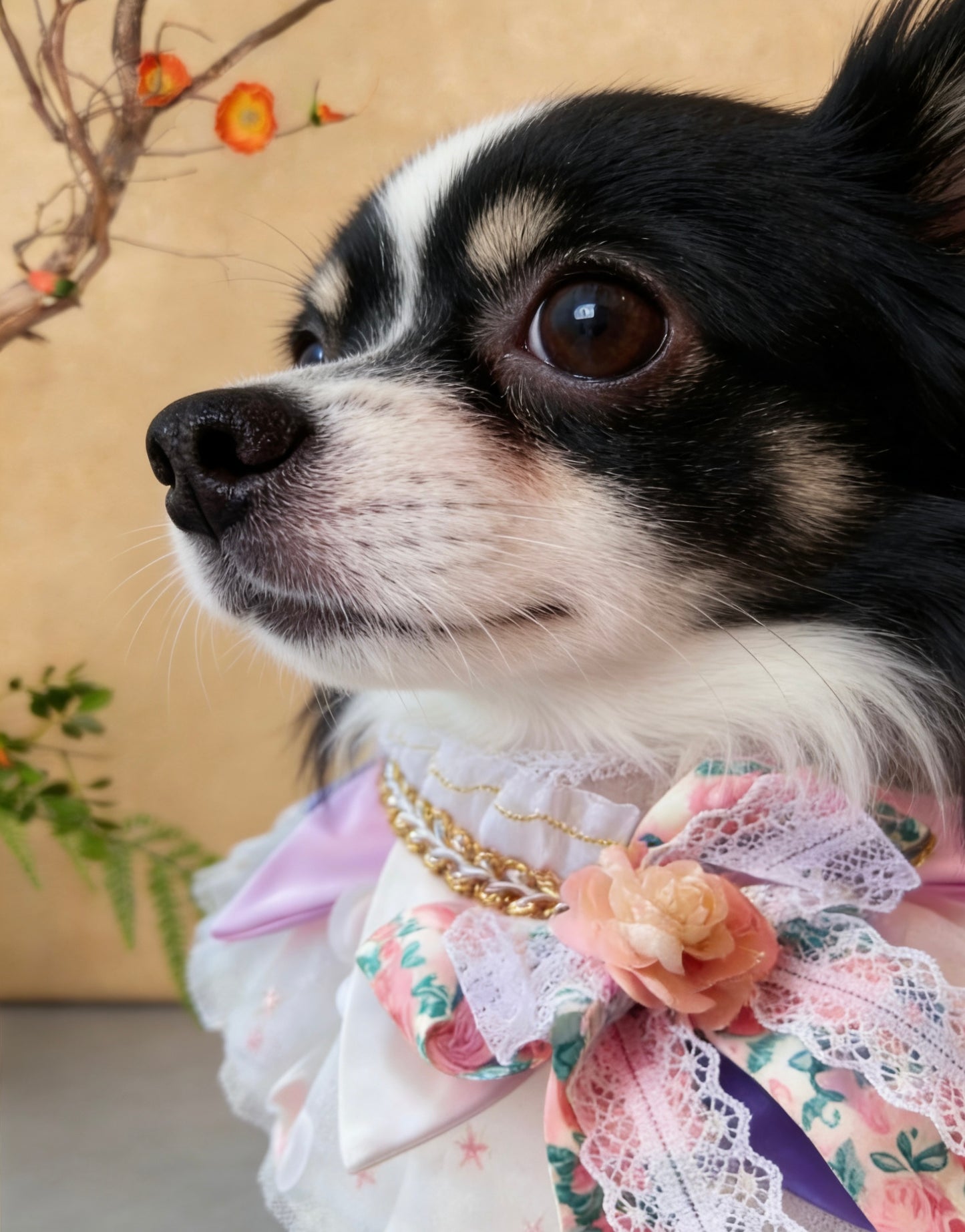 Pink FloraFairy SilkBow Cape 花仙紗蝶粉紅小仙子圍巾