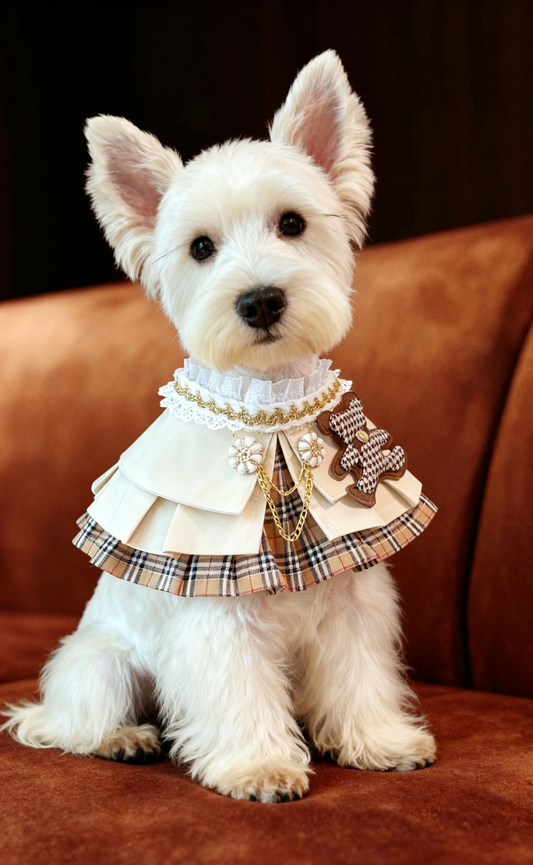 Classic Plaid Women Coat Scarf 經典卡其格女裝圍巾