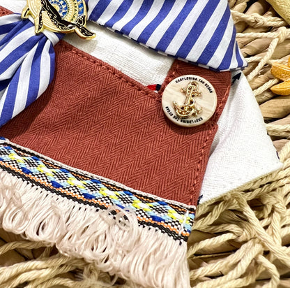 Blue Stripes Sailor Scraft 藍間紋水手領巾
