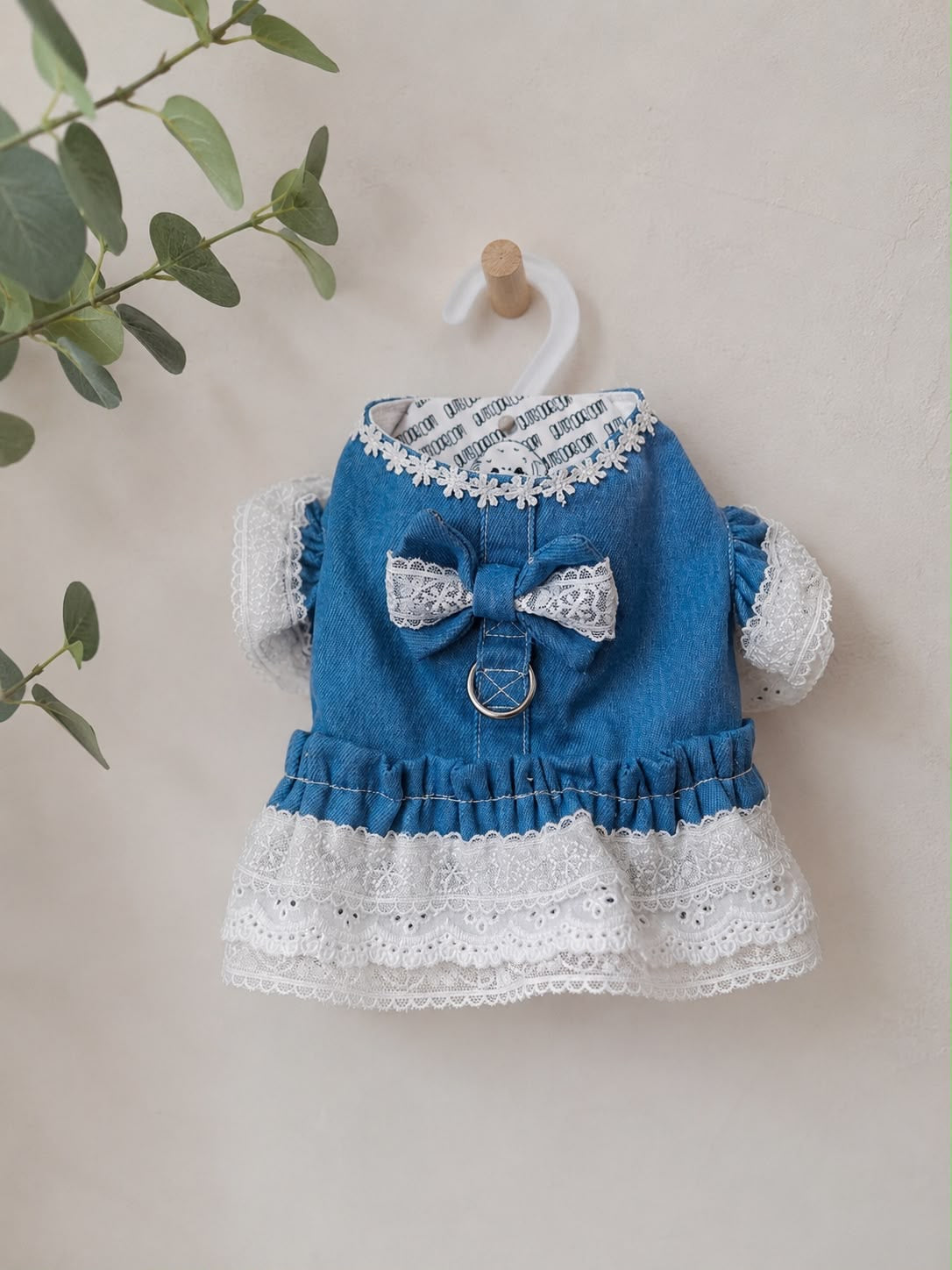 Élodie Denim Lace Harness