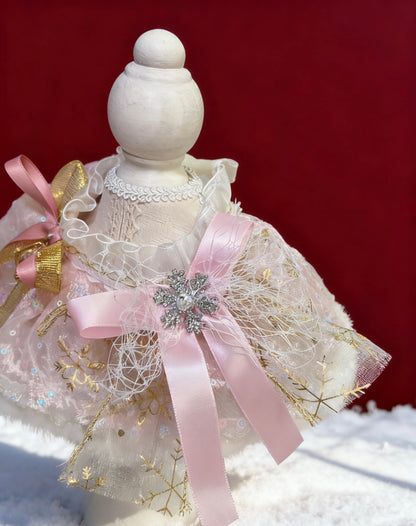 GDC1020 冰雪粉紅色圍巾