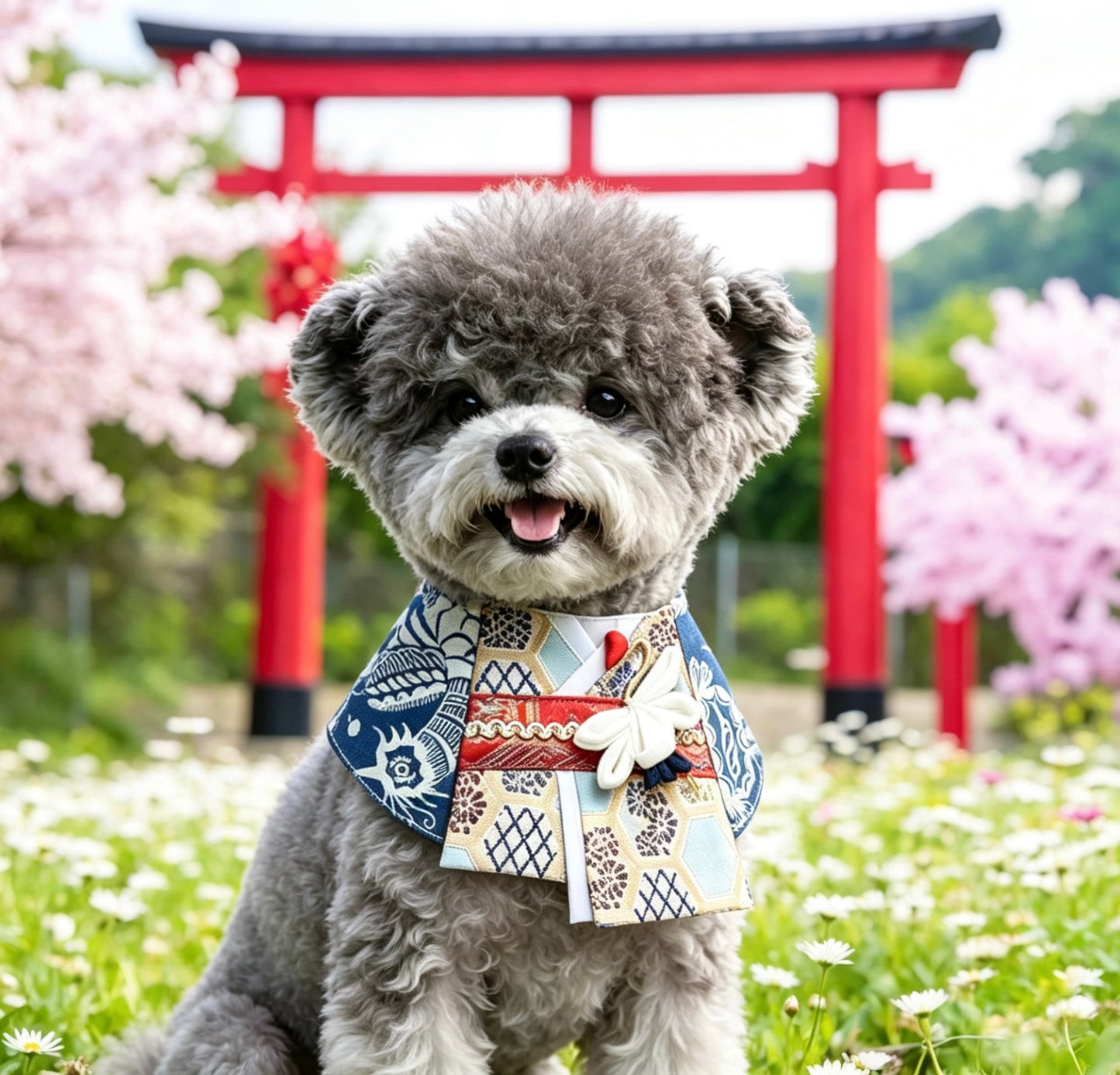 Lucky Crane Japanese Kimono Scarf
幸運鶴和服圍巾