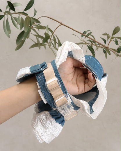 Élodie Denim Lace Harness