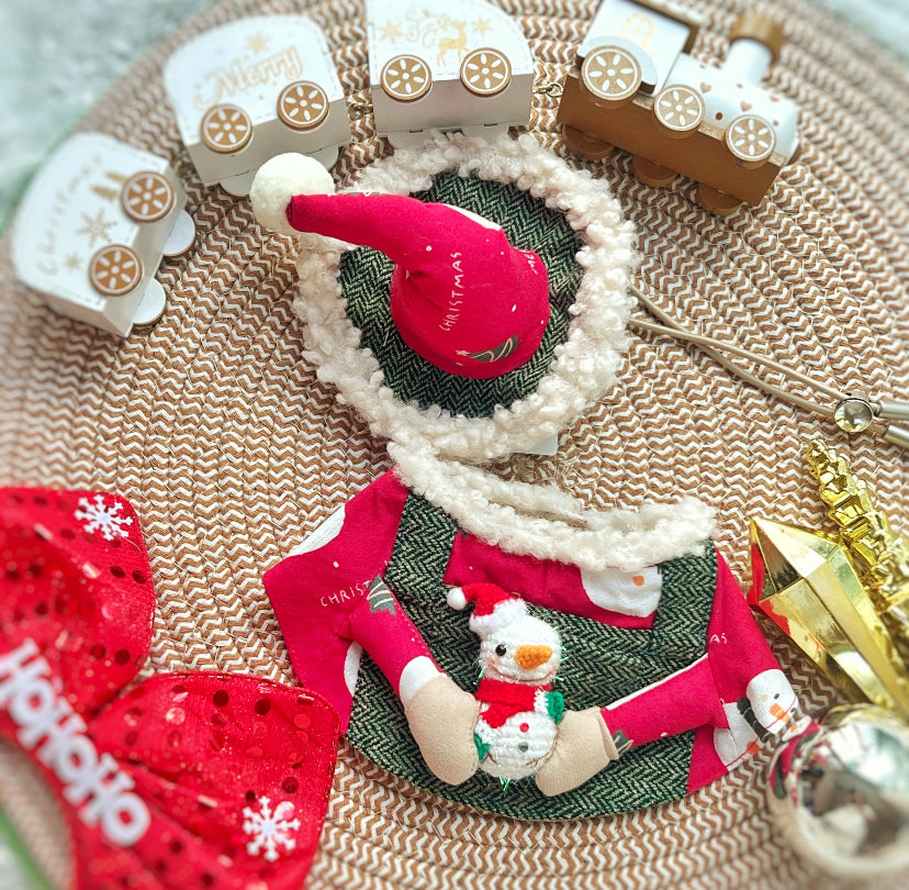 GDC0738 聖誕雪人寵物高帽