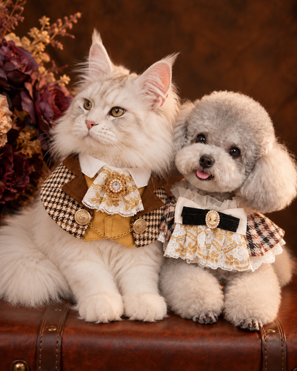 Royal Vintage Gentleman Pet Scarf