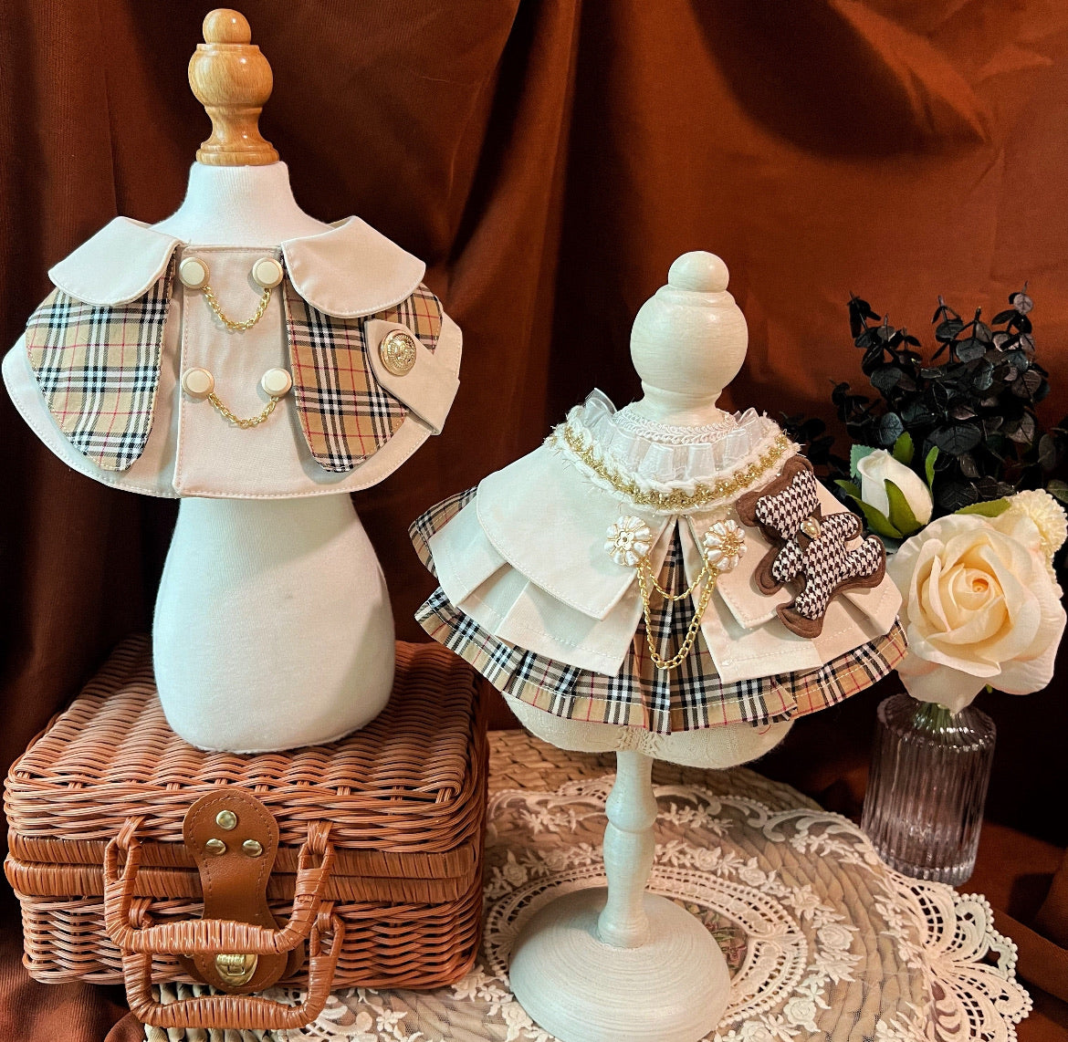 Classic Plaid Women Coat Scarf 經典卡其格女裝圍巾