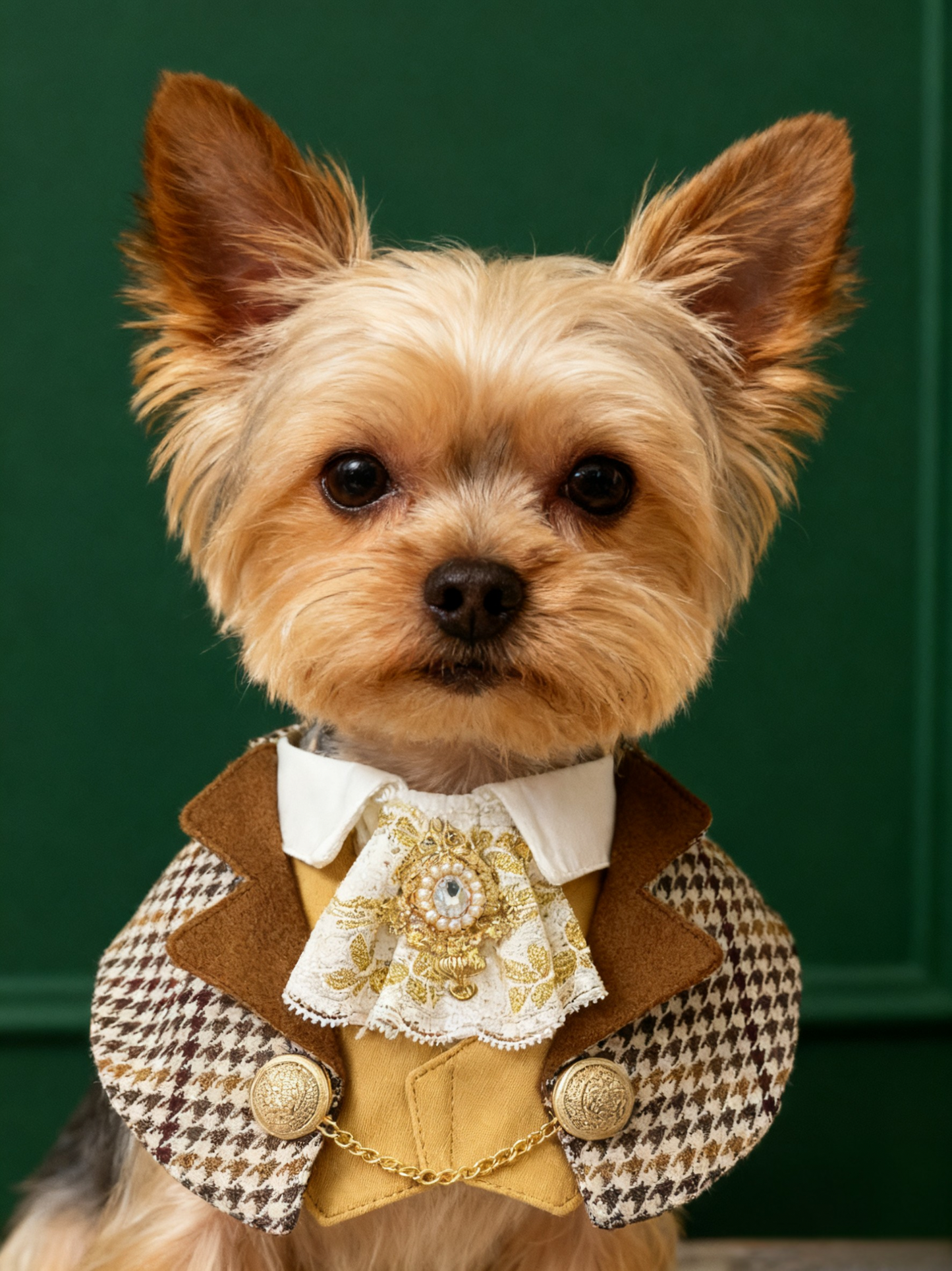 GDC0962 皇室復古啡格紳士圍巾