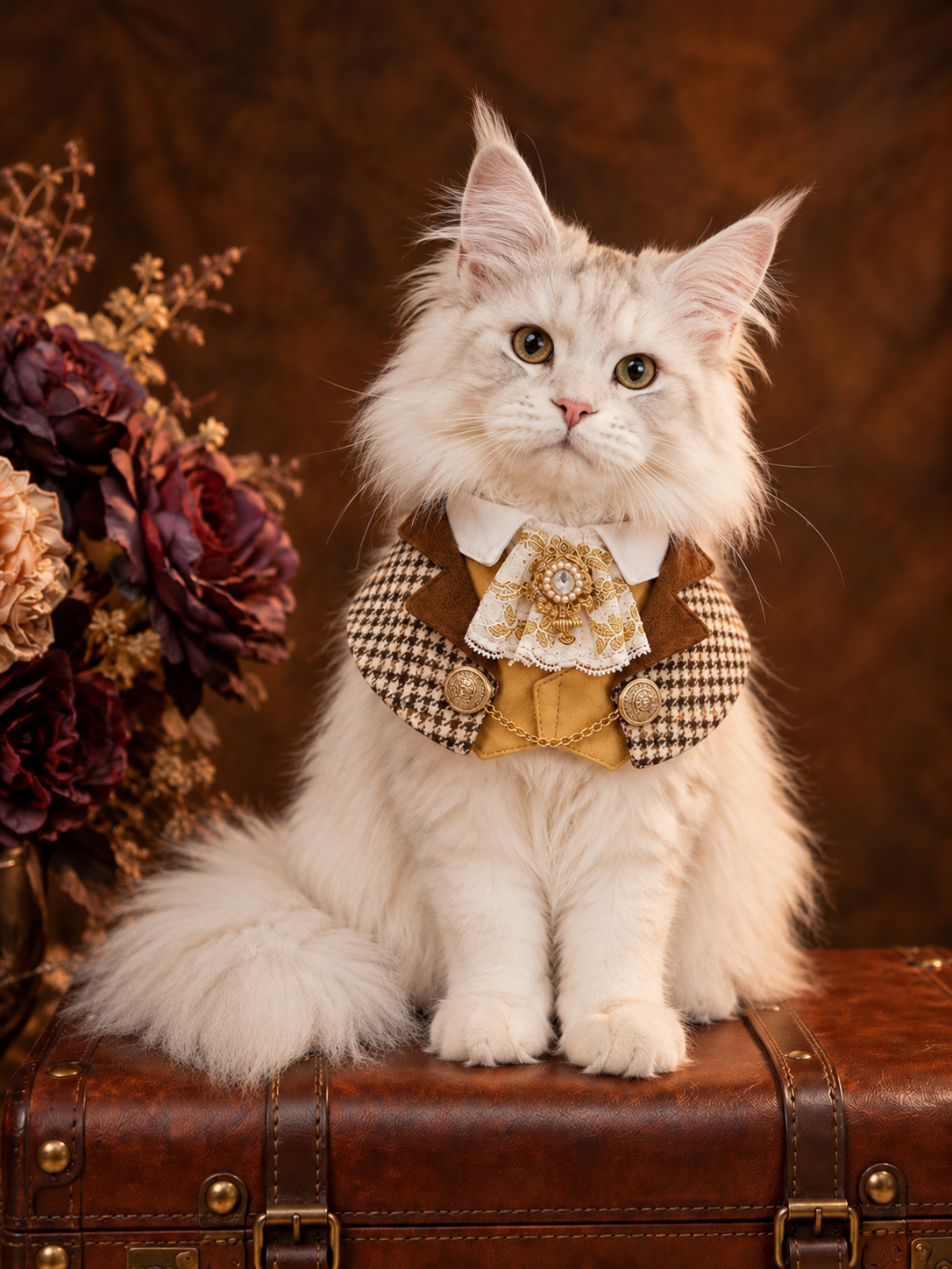 Royal Vintage Gentleman Pet Scarf