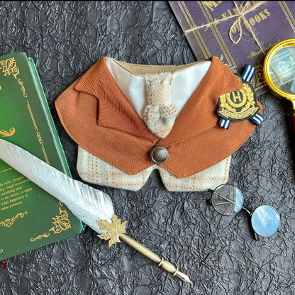 Harry Potter Campus Men's Scarf (Milk Tea) 哈利波特校園男裝圍巾（奶茶色格）