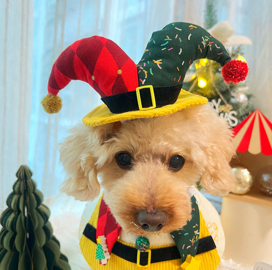 Christmas Joyous Clown Hat product image 2 | GutsDogCom
