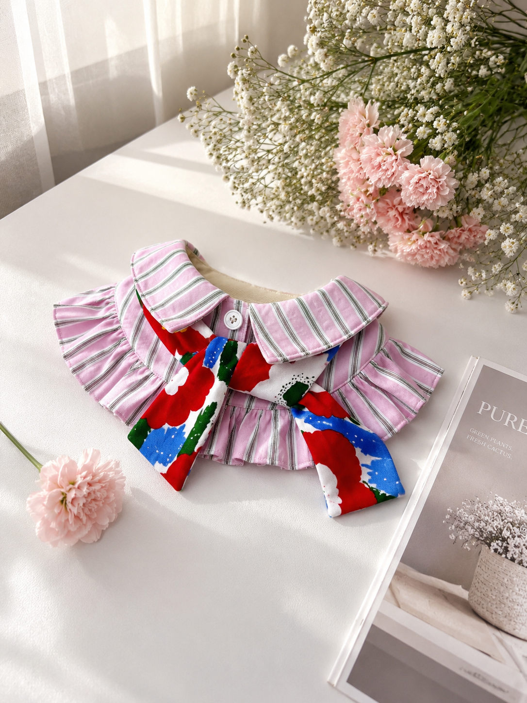 粉漾度假恤衫領巾-女款 Blush Resort Shirt Scarf – Girl