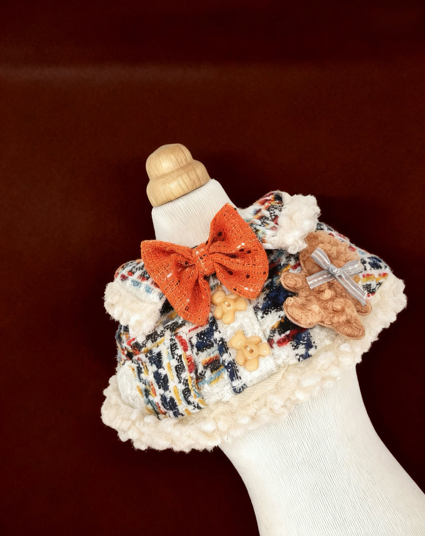 GDC0551 彩格粗毛熊仔恤衫