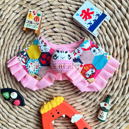 Wafu Dharma Scarf (Pink) 和風達摩圍巾（粉紅色）