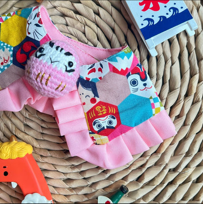 Wafu Dharma Scarf (Pink) 和風達摩圍巾（粉紅色）