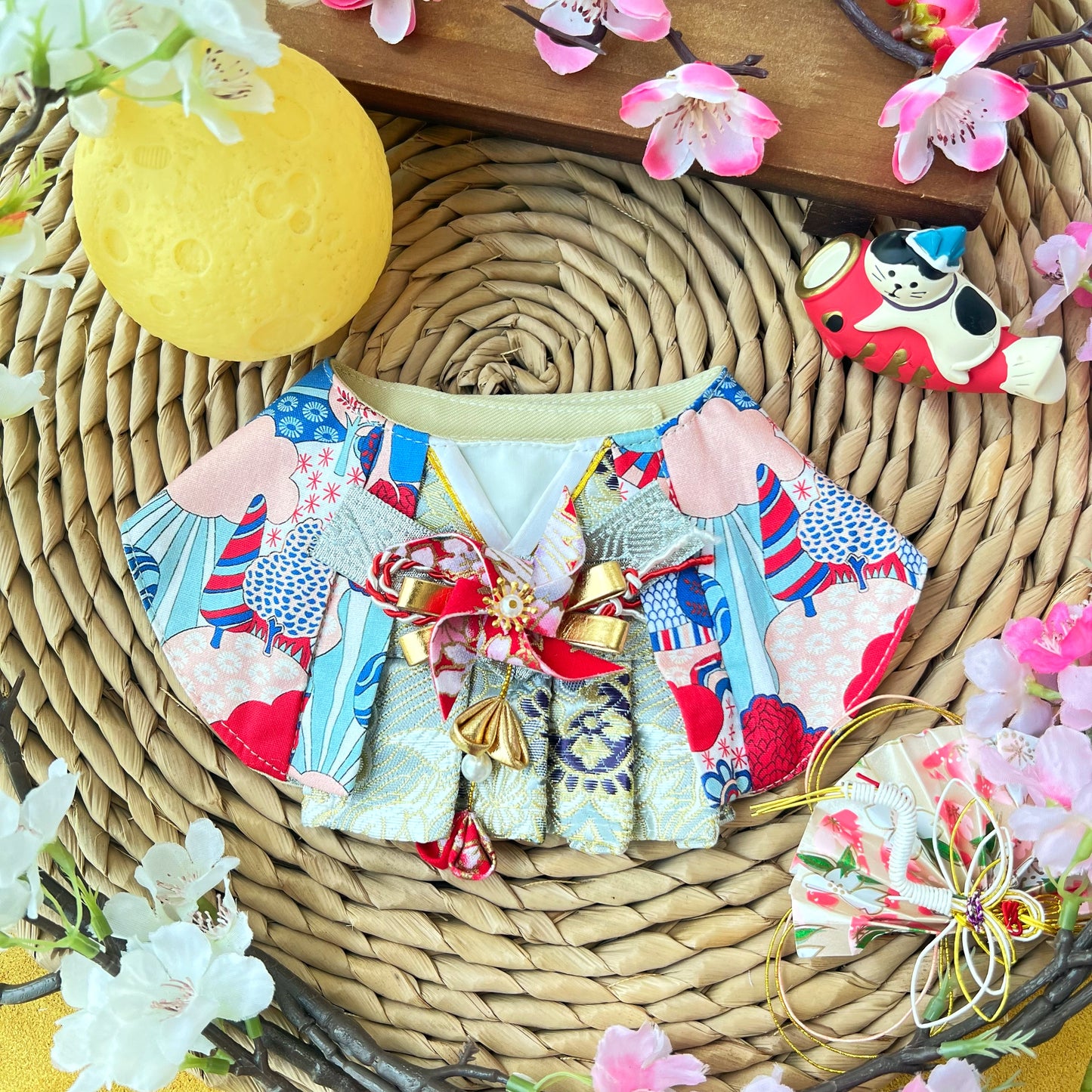 Samurai Windmill Kimono Scarf 日式風車武士領巾（補貨中，預計5/25發貨）