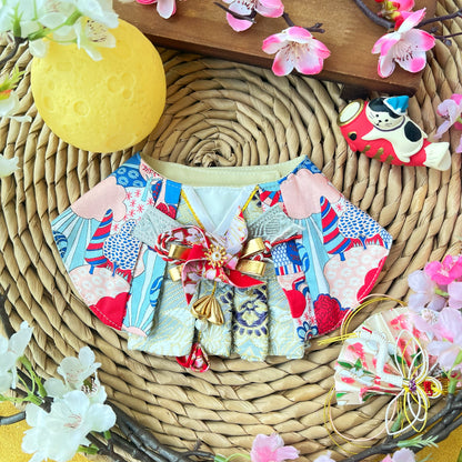 Samurai Windmill Kimono Scarf 日式風車武士領巾（補貨中，預計5/25發貨）