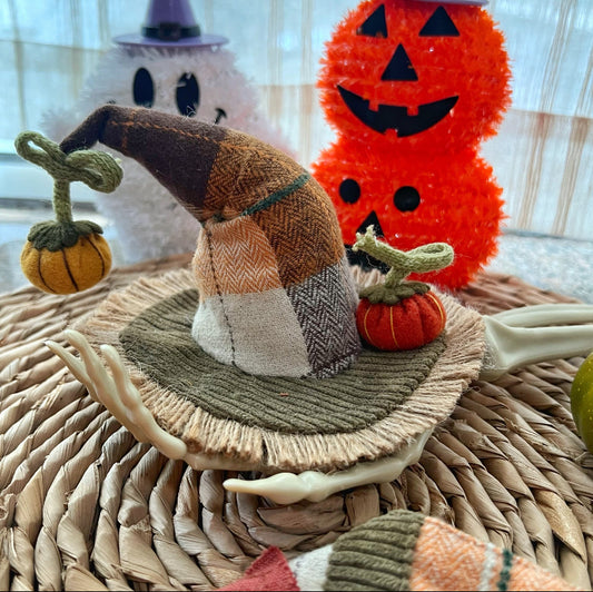 Pumpkin Scarecrow Hat
