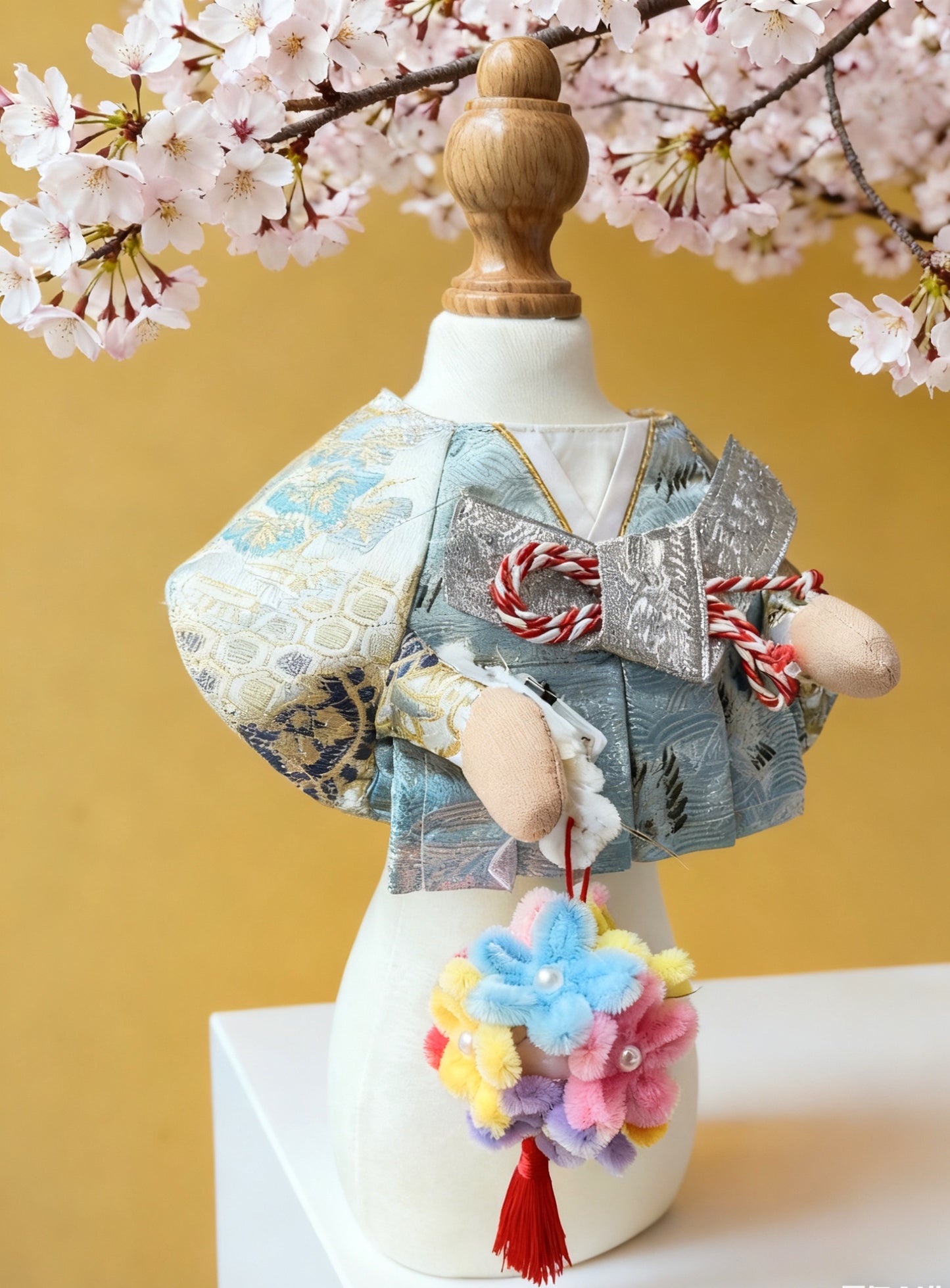 GDC1009 Yuehuai Kimono Scarf (Illuminated Brocade) 月懷和袴圍巾（提花燈）