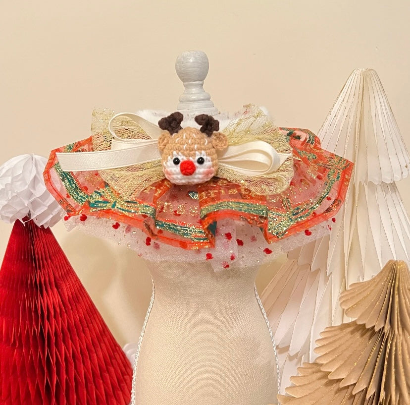 Wish you Merry Christmas Reindeer Scarf (with Flashing Light) 鹿閃燈圍巾