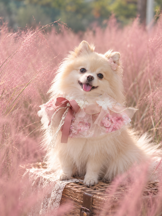 Pink Flowered Fairy Scarf