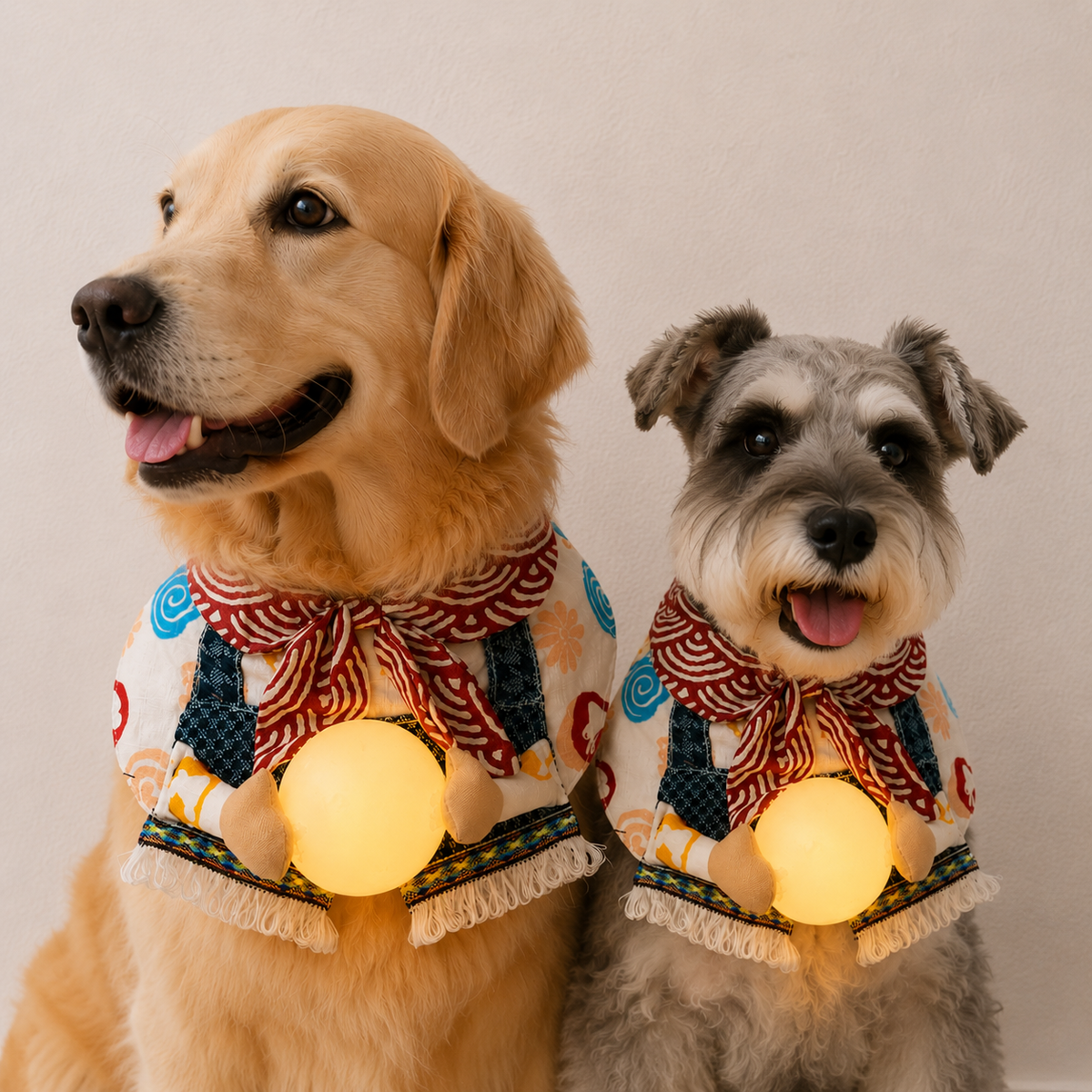 Japanese Moon Embrace pet scarf | GutsDogCom