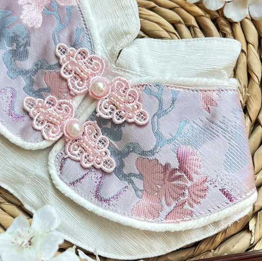Plum Blossom Tang Suit Pet Scarf product image 2 | GutsDogCom