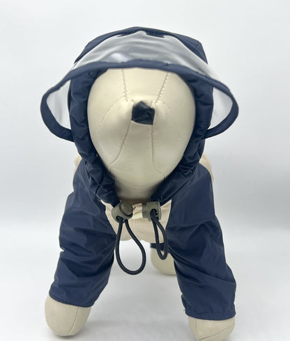 透氣防污雨衣 (軍藍/杏)