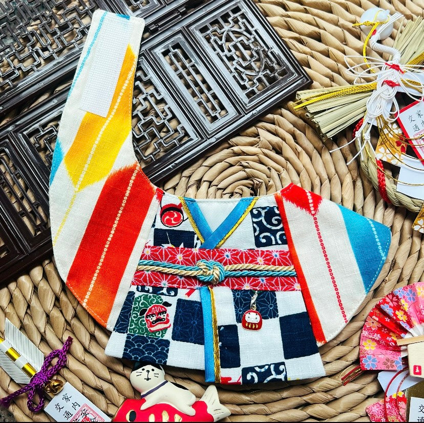 GDC0863 賀歲達摩和服圍巾