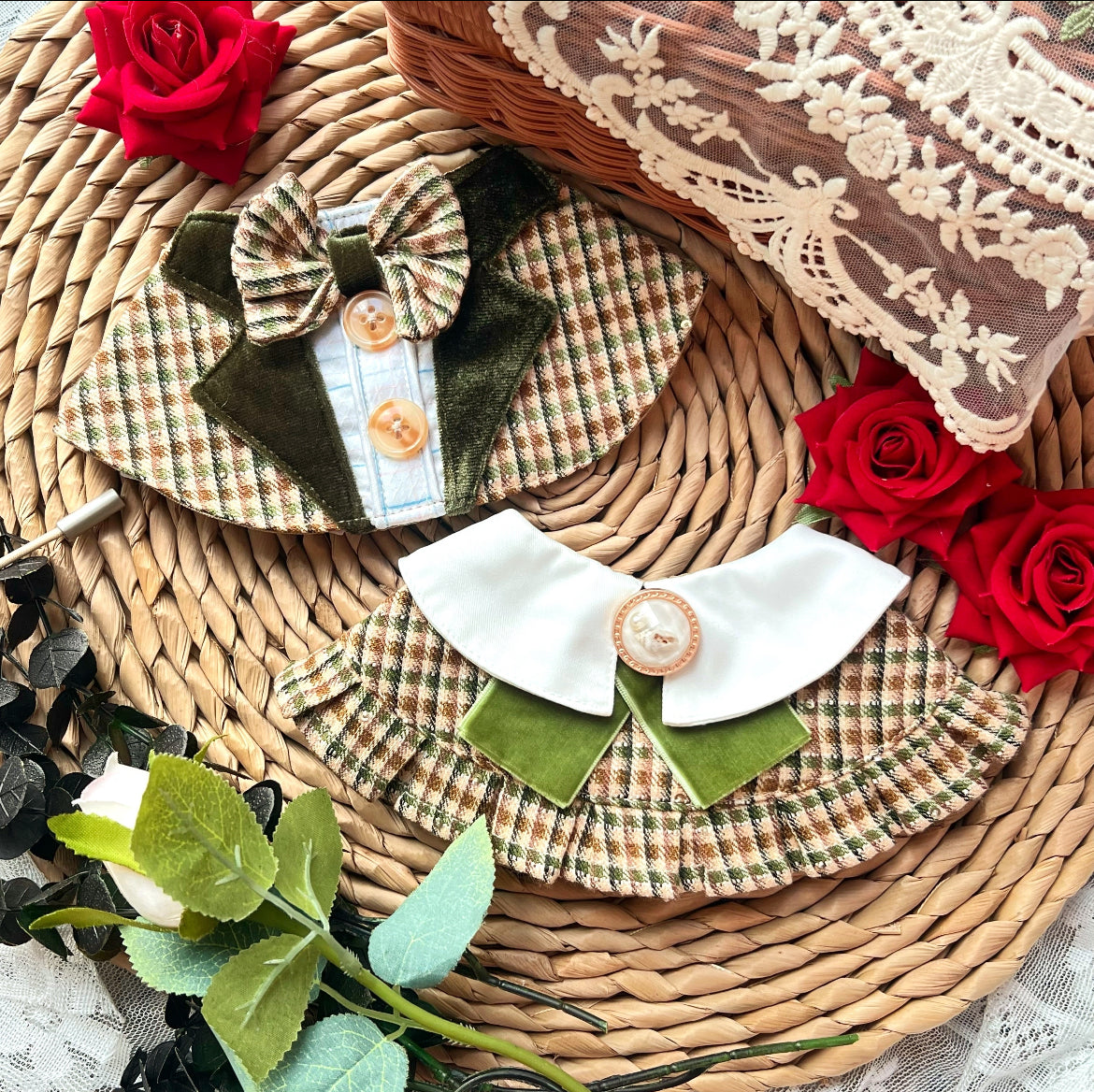 Women Vintage British Scarf (Green) 復古英倫女裝圍巾（綠色）