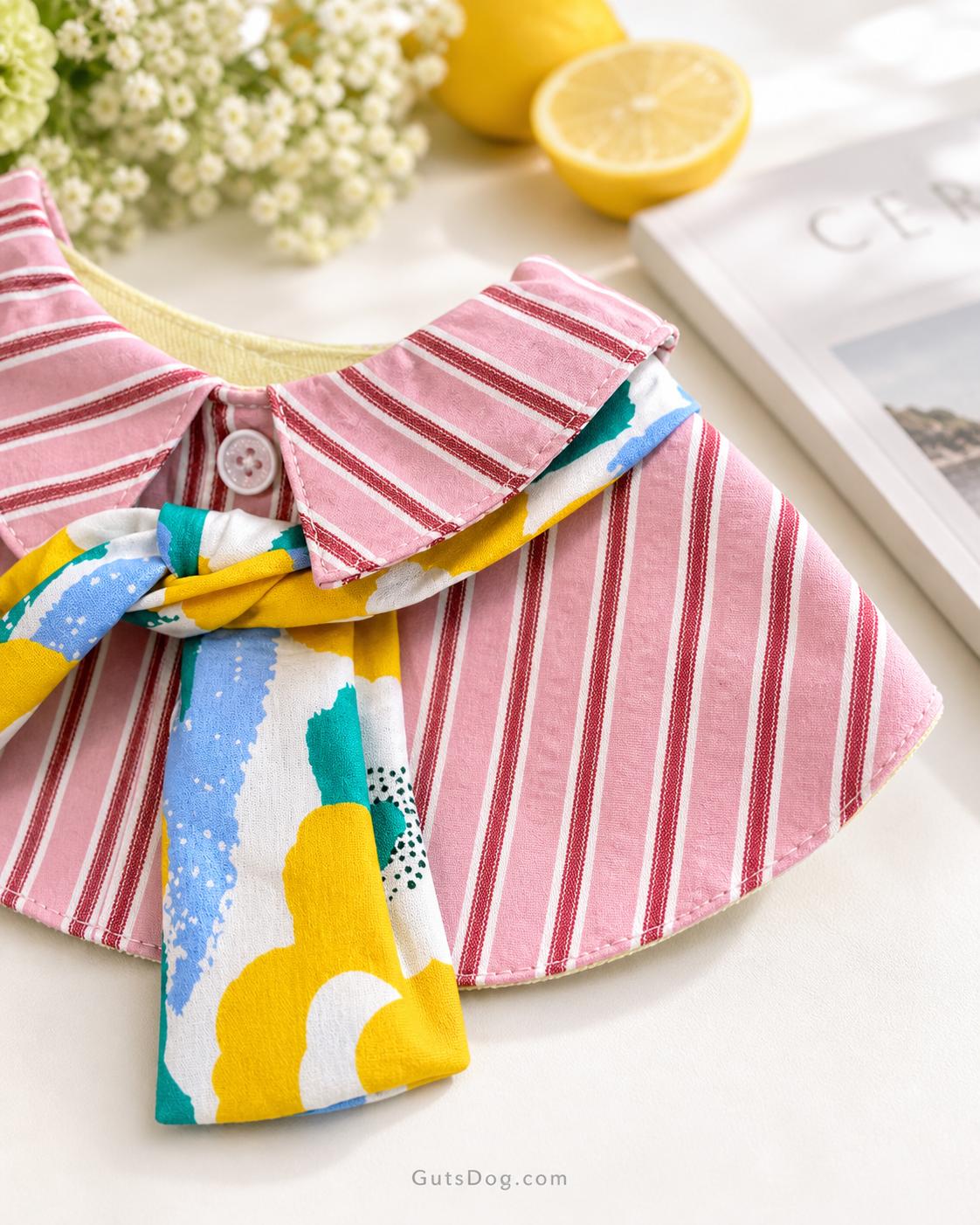 盛夏間條恤衫-男款 Sunny Stripe Shirt Collar Scarf – Boy