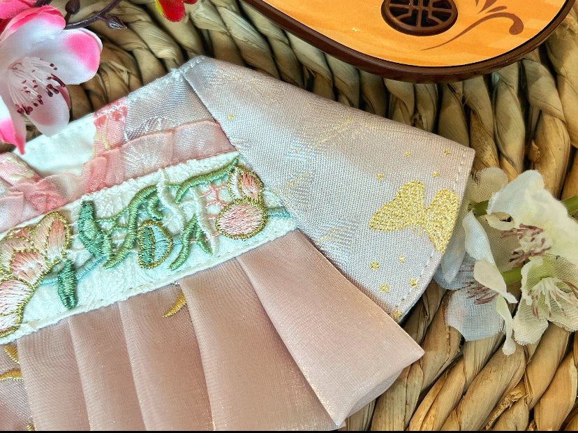 GDC0689 嫦娥奔月圍巾（粉紫配粉紅色）