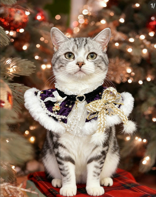 Christmas Gala Ball Scarf (Purple) 聖誕華麗舞會圍巾 (紫色）