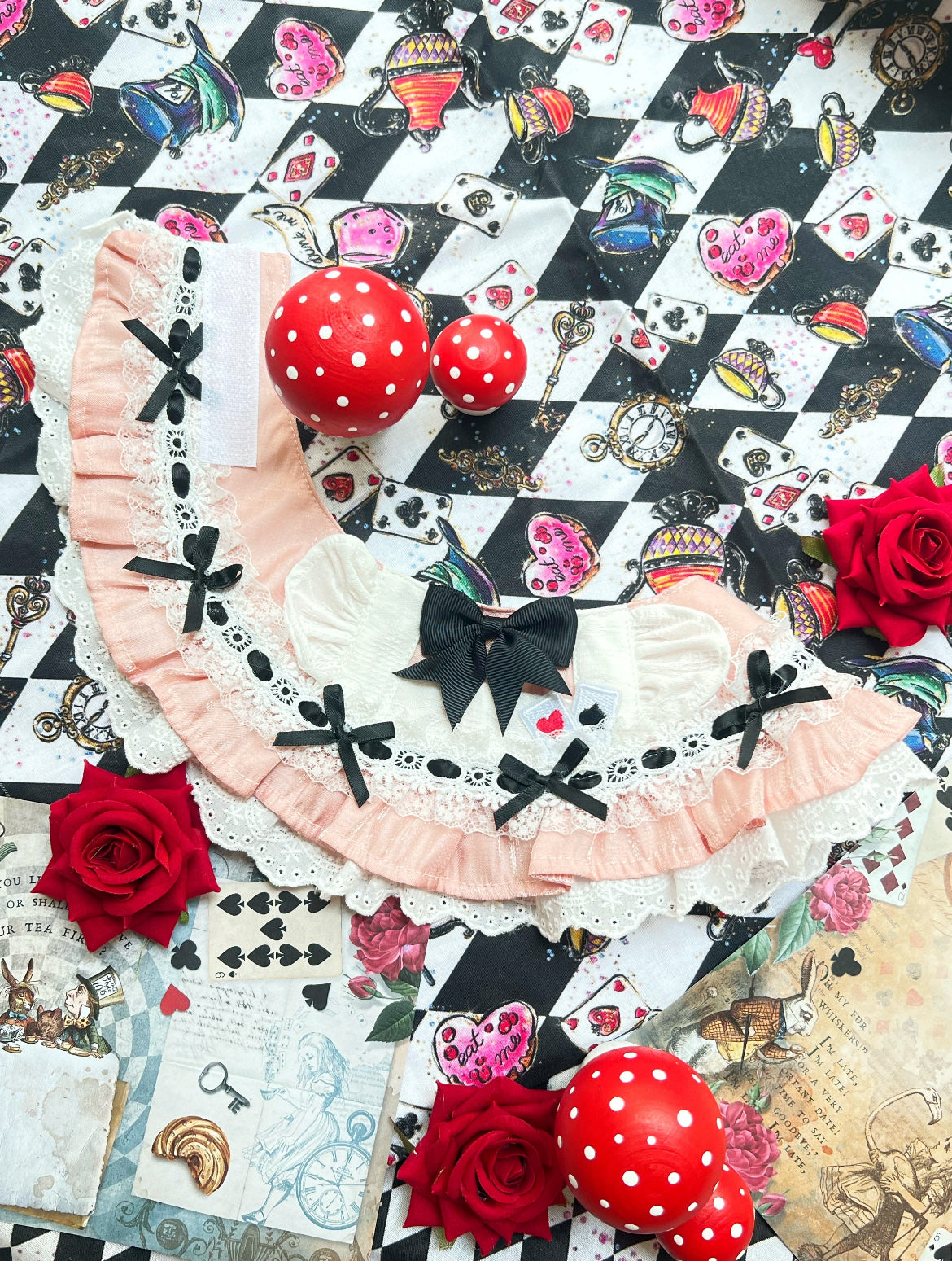 GDC0971 愛麗絲夢遊仙境裙（粉紅色）