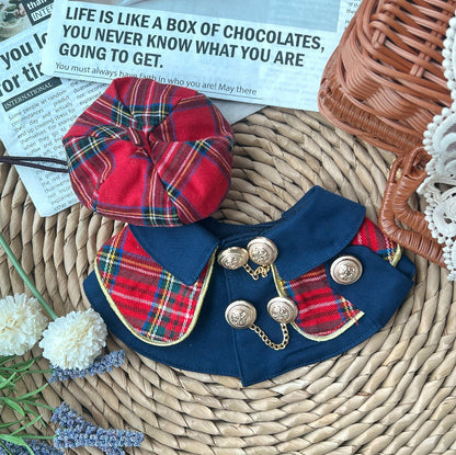 Classic Red Plaid Coat Scarf 蘇格蘭紅格乾濕褸圍巾