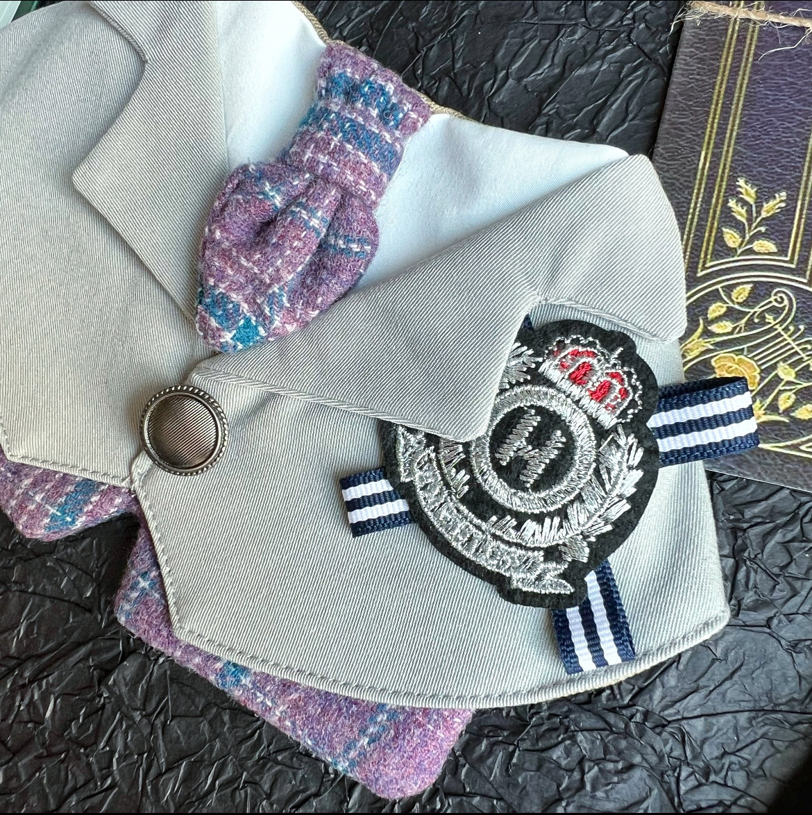 Harry Potter Campus Men's Scarf (Violet Blue) 哈利波特校園男裝圍巾 (紫藍格)