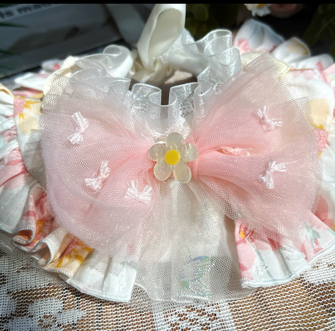 Starry Flower Fairy Scarf 繁星花小仙子紗紗圍巾