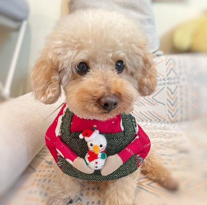 Oh!Hug the Snowman Scarf Oh!托住雪人圍巾（聖誕紅/軍綠）