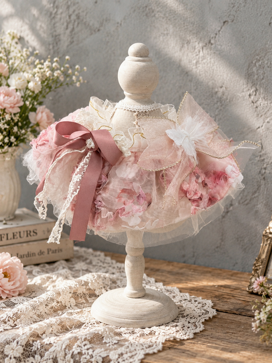 Pink Flowered Fairy Scarf